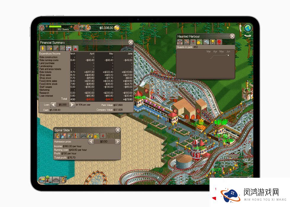 苹果 Apple Arcade 新增 《过山车大亨》等经典游戏