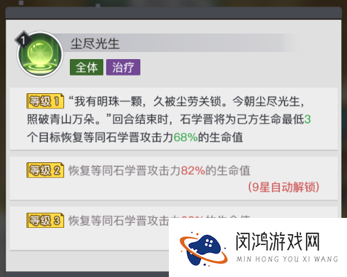 《三千幻世》石学晋角色测评