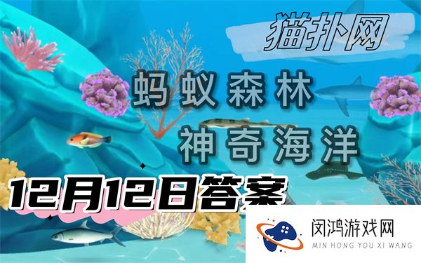 蚂蚁森林神奇海洋12月12日答案2024-以下哪种海洋动物能在海面上短暂飞行