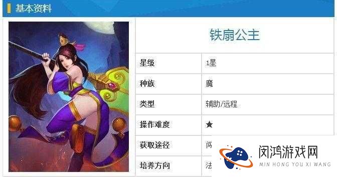 乱斗西游铁扇公主厉害吗?铁扇公主技能属性总览