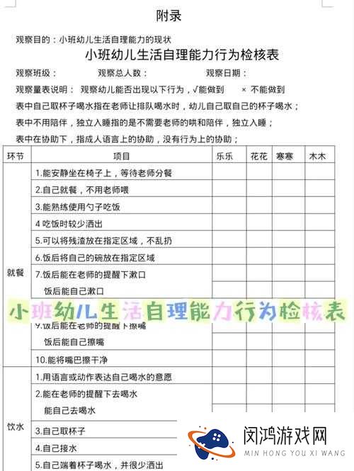 3 岁幼儿自评 10 条,你家孩子做到了几条?