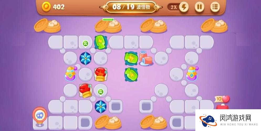 保卫萝卜3集市21关布局攻略,完美通关不是梦!
