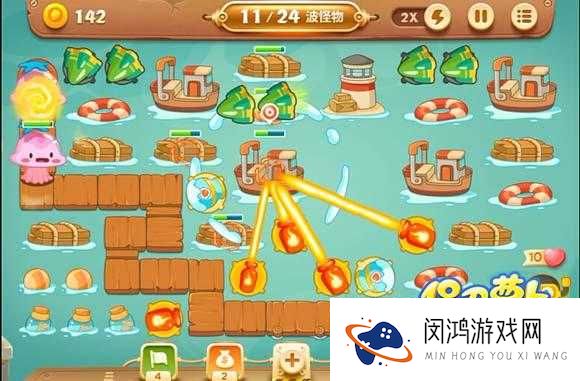 保卫萝卜3集市18关怎么玩,集市18关金萝卜通关技巧