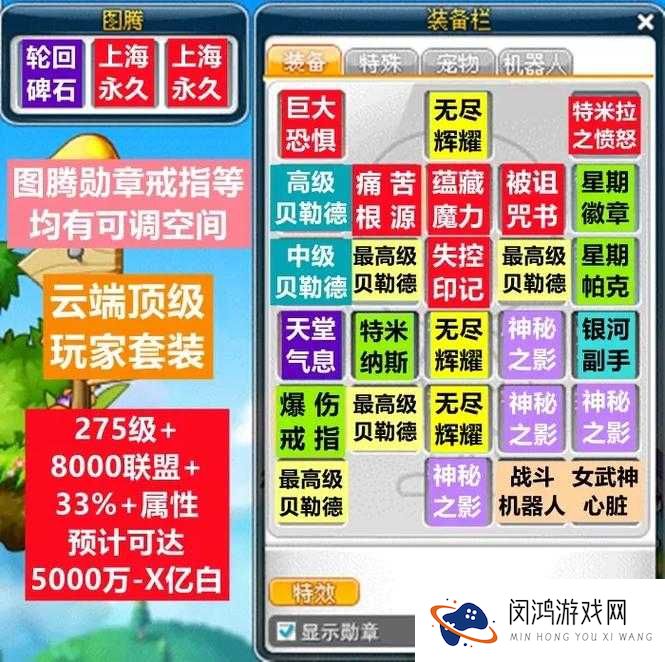 冒险岛手游各职业装备属性与装备属性魔方加成一览的深度解析