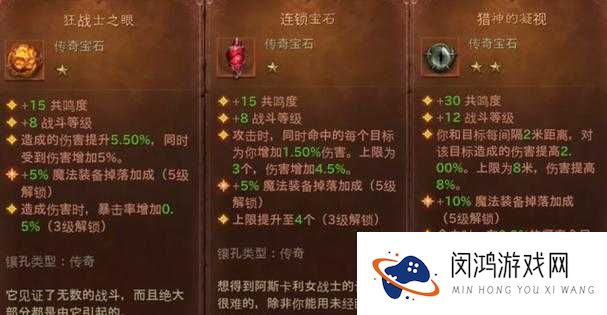 全民超神战士宝石推荐,战士PVE宝石搭配分析