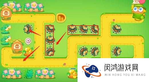 保卫萝卜3工厂第17关怎么过?第17关通关布阵图攻略