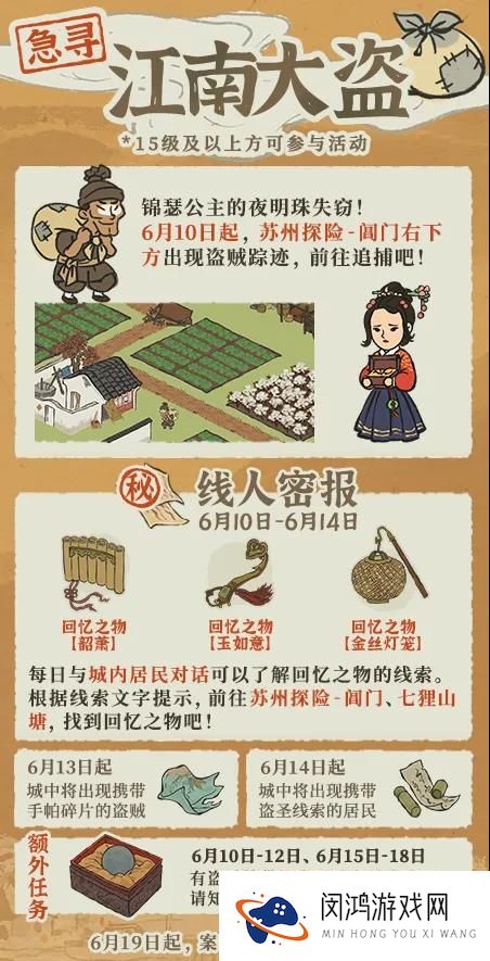 江南百景图江南大盗活动攻略大全