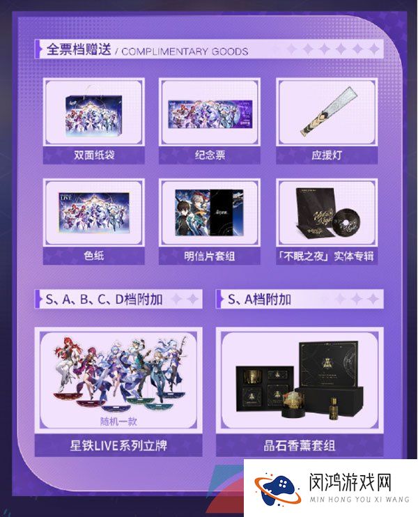 《崩坏星穹铁道》一周年演唱会购票奖励介绍