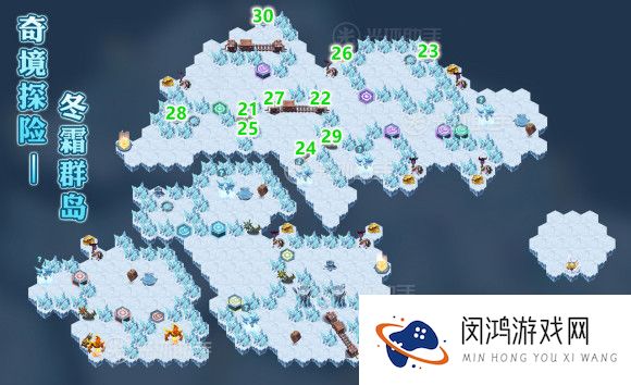 剑与远征冬霜群岛攻略路线图