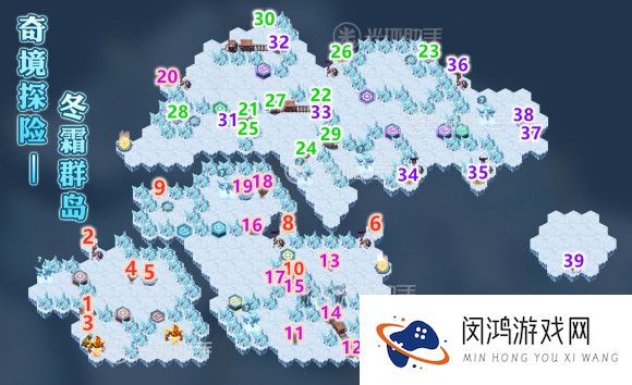 剑与远征冬霜群岛攻略路线图