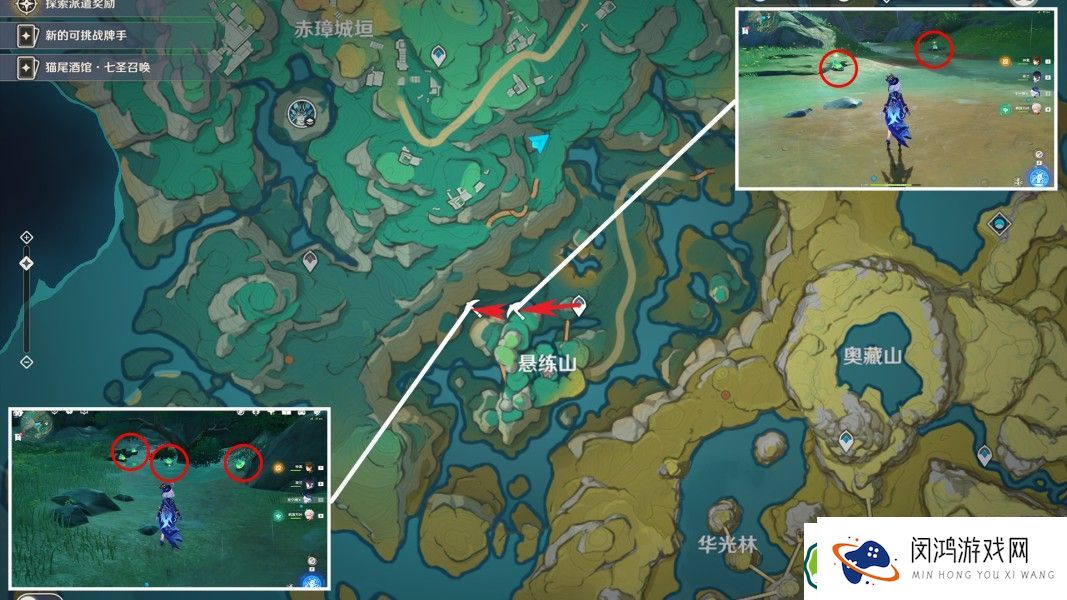 原神清水玉采集技巧 - 了解闲云突破材料清水玉的最佳位置和路线