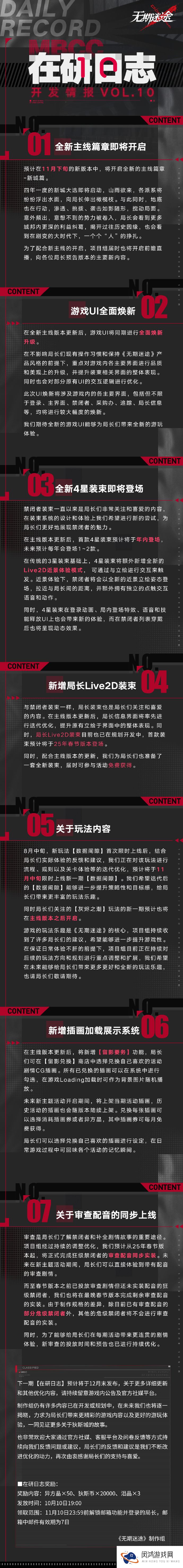 无期迷途在研日志Vol.10内容一览