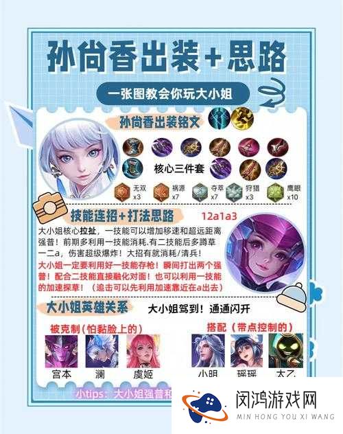 千秋辞孙尚香技能解析！这输出谁顶得住？暴击流天花板实测来了！