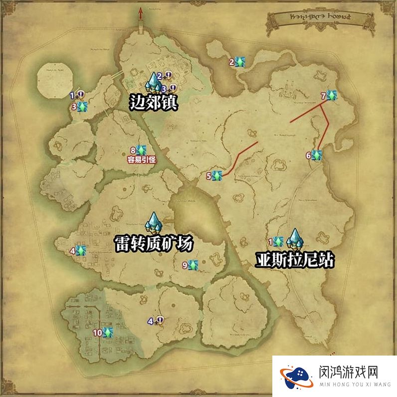 FF14遗产之地风脉位置一览