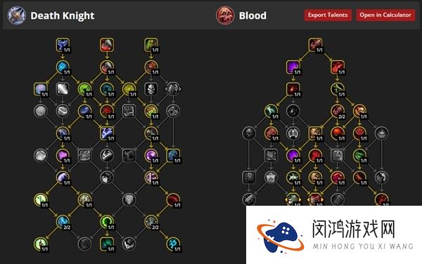 WOW11.0死亡骑士专精天赋加点推荐