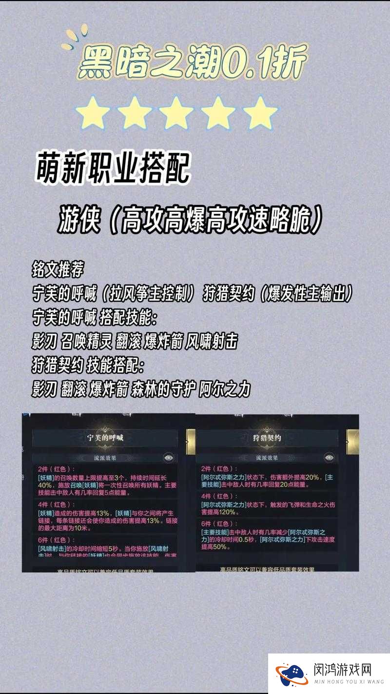 黑暗之潮契约：五大职业伤害对比，哪个职业输出最高？