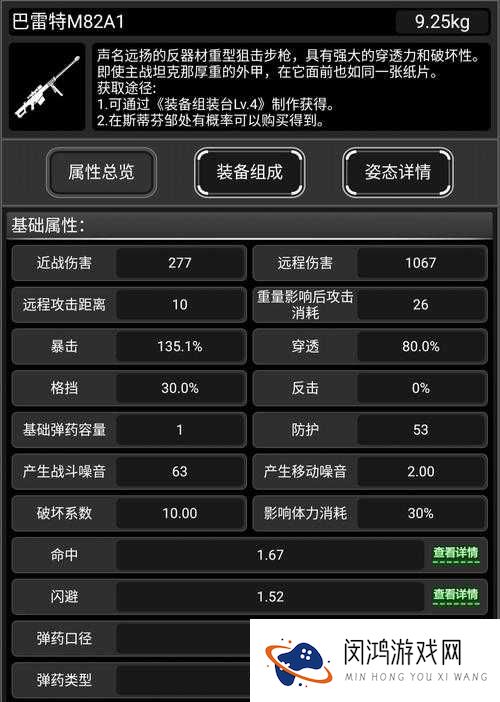 全民枪战M82A1究竟如何？探索其强化演变史揭秘性能升级