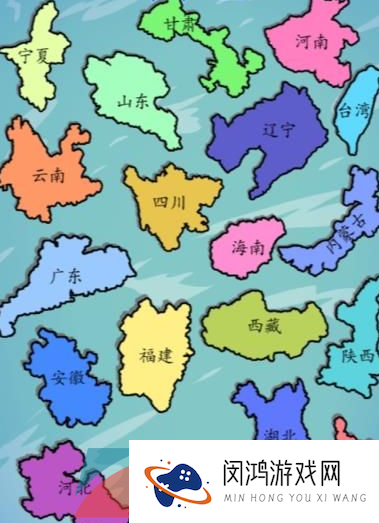 《汉字找茬王》找出各省的地图通关攻略