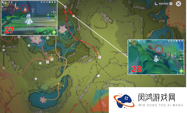 《原神》3.8蔓生溪谷南欢兴礼券收集位置
