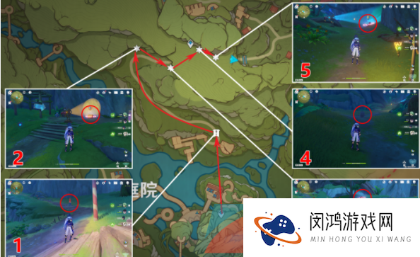 《原神》3.8隐众游园南欢兴礼券位置一览