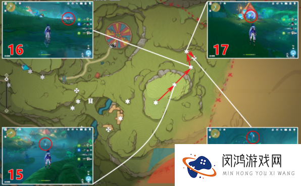 《原神》3.8隐众游园南欢兴礼券位置一览