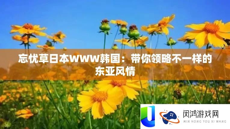 忘忧草日本WWW韩国：带你领略不一样的东亚风情