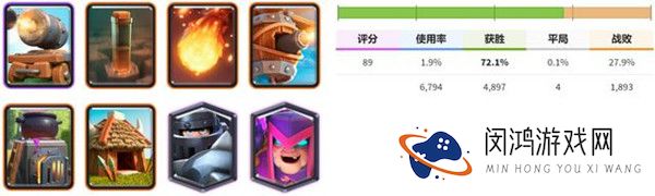 皇室战争狂暴锦标赛卡组推荐介绍