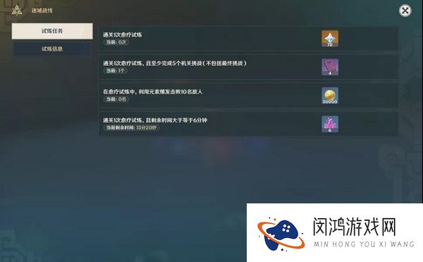 原神迷城战线全试炼攻略大全